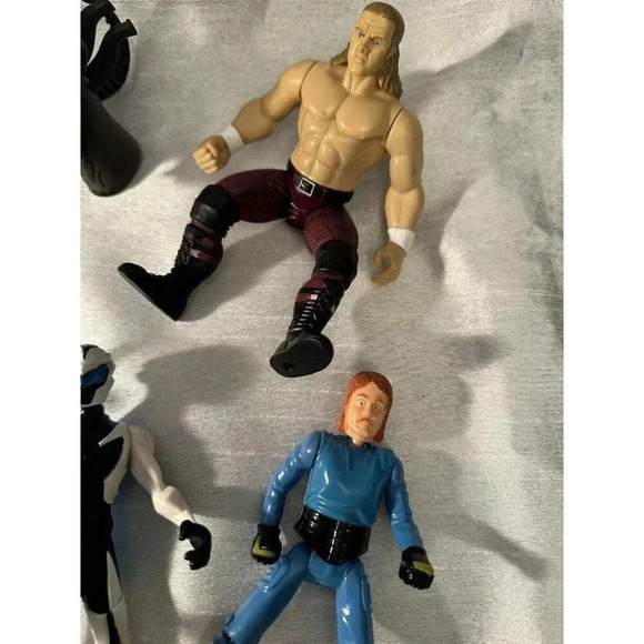 Vintage Collectable Action Figure Lot Of 10 WWf, REN And Stimpy Star Wars Alien - Picture 4 of 8